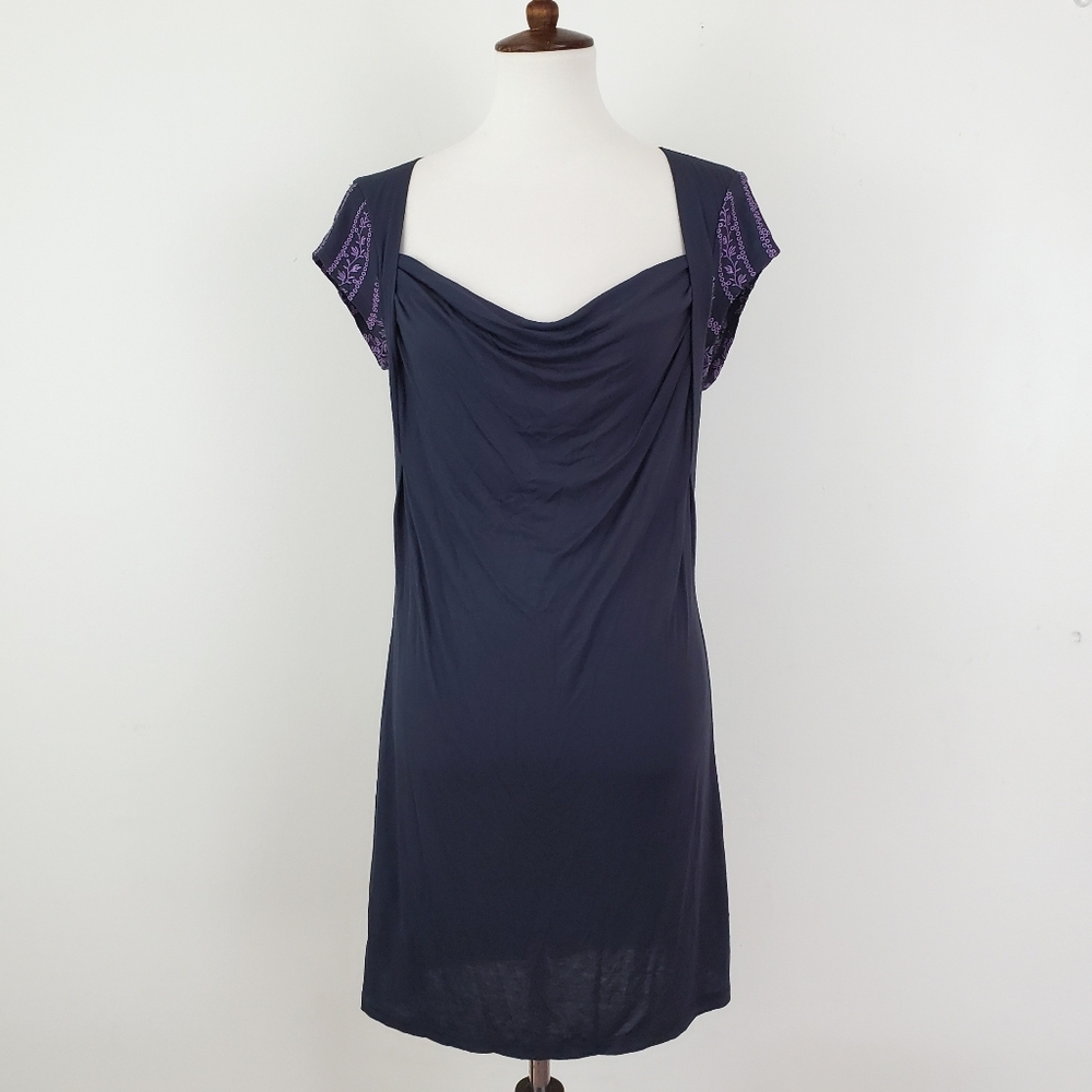 BECCA Embroidered Swim Cover Up Dress